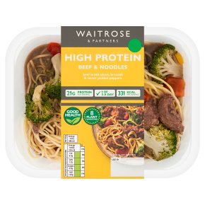 Waitrose High Protein Beef & Noodles