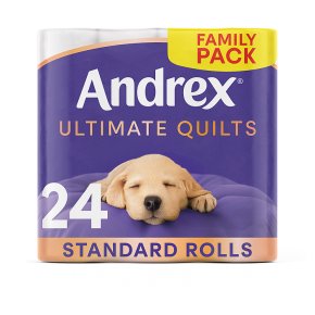 Andrex Ultimate Quilts Toilet Tissue Standard 24 Rolls