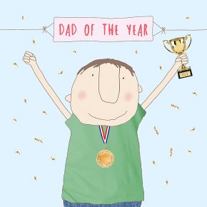 Dad Of The Year Father's Day Card