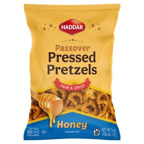Haddar Passover Pressed Pretzels Honey