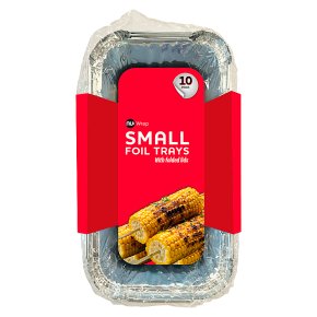 Nu: Wrap Small Foil Trays With Lids - 10Pk