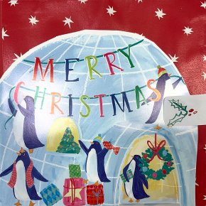 Penguins Igloo Cut Out