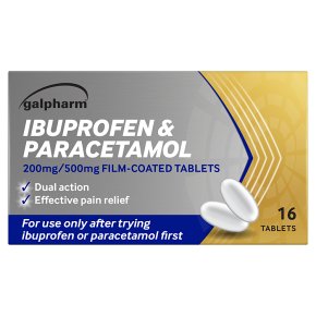 Galpharm Paracetamol 500mg Ibuprofen 200mg