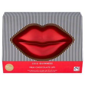 LuLu Guinness Milk Chocolate Lips