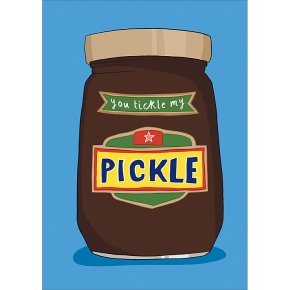 Branston Pickle Jar Valentine's Day Card