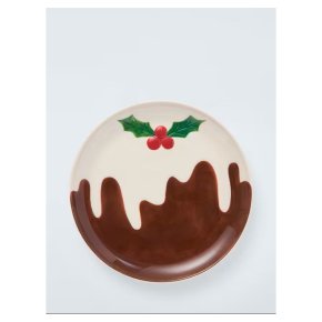 Christmas Pudding Side Plate