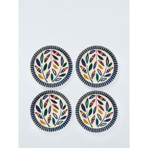 John Lewis Rustic Dinner Plate, 4 Pack