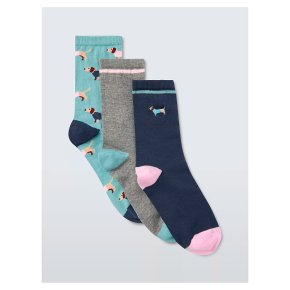 DACHSHUND ANKLE HIGH 3 PK