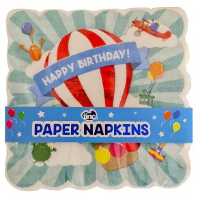 Tinc Hot Air Balloon Napkins 33cm 20 pack