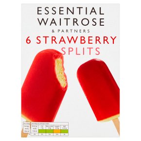 essential Waitrose 6 Strawberry Split