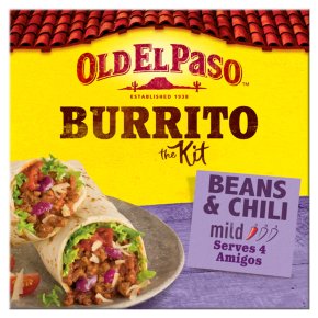 Old El Paso Beans & Chilli Burrito Kit