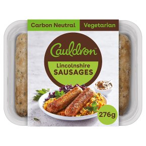 Cauldron 6 Lincolnshire Vegetarian Sausages