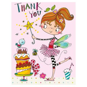 Rachel Ellen fairy thank you cards, pack of 5