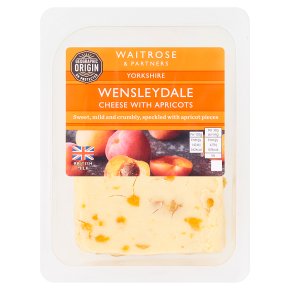 Waitrose Yorkshire Wensleydale Cheese with Apricot Strength 2