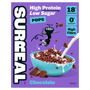 Surreal Chocolate Pops High Protein Cereal