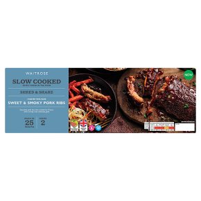 Waitrose Slow Cooked Sweet & Smoky Pork Ribs
