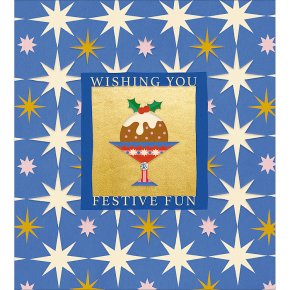 Christmas Pudding Glass