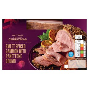 Waitrose Christmas Sweet Spiced Gammon Panettone Crumb