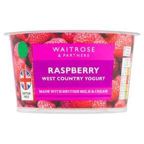 Waitrose Raspberry West Country Yogurt