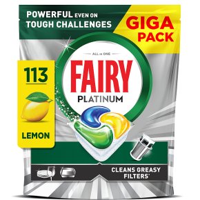 Fairy Platinum Dishwasher Tablets 113W