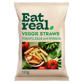Eat Real Veggie Straws with Tomato, Kale and Spinach