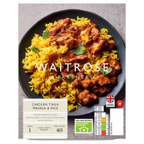 Waitrose Frozen Chicken Tikka Masala & Rice