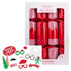 Waitrose PHOTOBOOTH CHRISTMAS CRACKERS