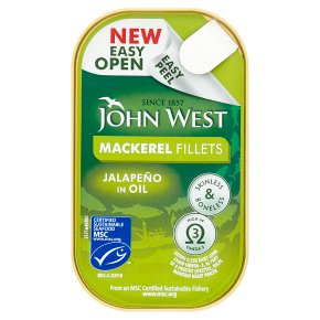 John West Mackerel Fillets Jalapeno in Oil