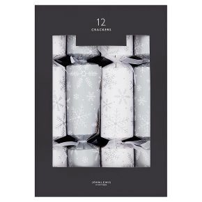 John Lewis 12 Silver Star Crackers