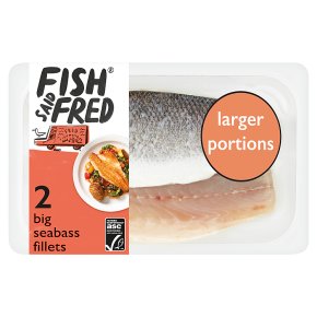 Fish Said Fred 2 Big Fillets of Sea Bass