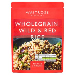 Waitrose Wholegrain, Wild & Red Rice