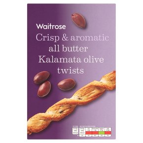 Waitrose All Butter Kalamata Olive Twists