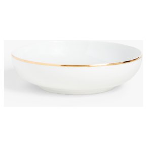 John Lewis Anyday Gold Band Pasta Bowl