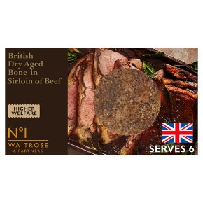 No.1 Dry Aged British Beef Bone-In Sirloin Joint