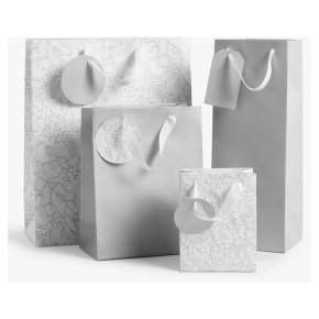 John Lewis 4 Gift Bags Mistletoe