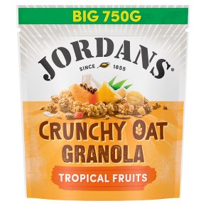 Jordans Crunchy Oat Granola Tropical Fruits Breakfast Cereal