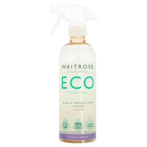 Waitrose ECO Lavender & Rosemary Glass Cleaner