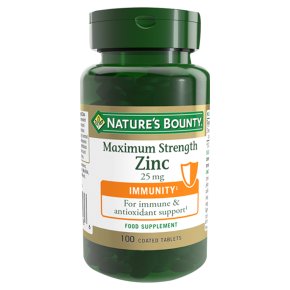 Nature's Bounty Zinc Tablets