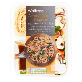 Waitrose Soy & Ginger Serves 1 Stir Fry