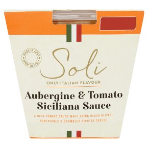 Soli Aubergine & Tomato Siciliana Sauce