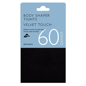 John Lewis 60 denier black opaque tights (medium)