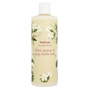 Waitrose Heritage Jasmine Bubble Bath