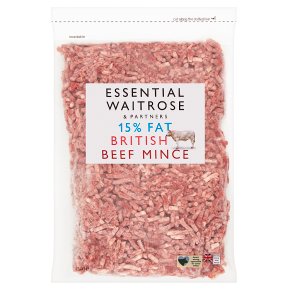 Essential 15% Fat British Beef Mince