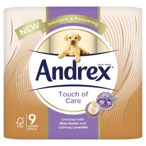 Andrex Touch of Care with Shea Butter