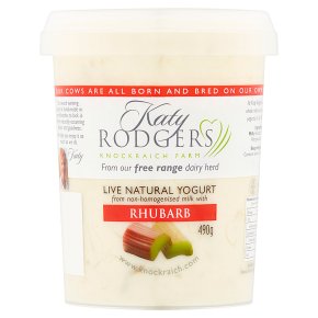 Katy Rodgers Yogurt with Rhubarb