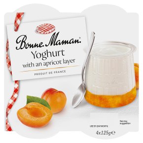 Bonne Maman Yoghurt with an Apricot Layer