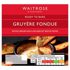 Waitrose Gruyere Fondue Cheese