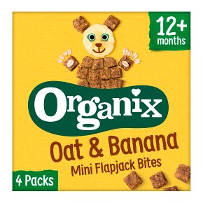 Organix Oat & Banana Mini Flapjack Bites