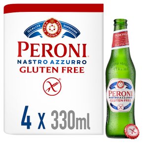 thumbnail image 2 of Pack Of 6] Peroni Nastro Azzurro 0.00% Non Alcoholic NA Larger Beer, SUPERIOR ITALIAN TASTE 2 of 10