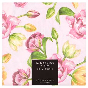 John Lewis Floral Napkins 33cm